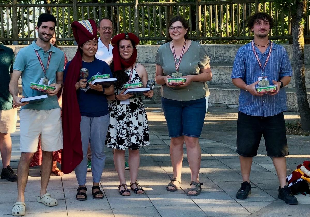Jirka Verleysen received a shared 4th place award for Best Student Presentation at the 19th Biennial Castle Meeting, an international conference focusing on rock, paleomagnetic and environmental magnetism held in Collonges-la-Rouge, France., figure 1